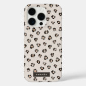 ヒョウのチーター野生動物の皮膚パターン Case-Mate iPhoneケース (裏面)