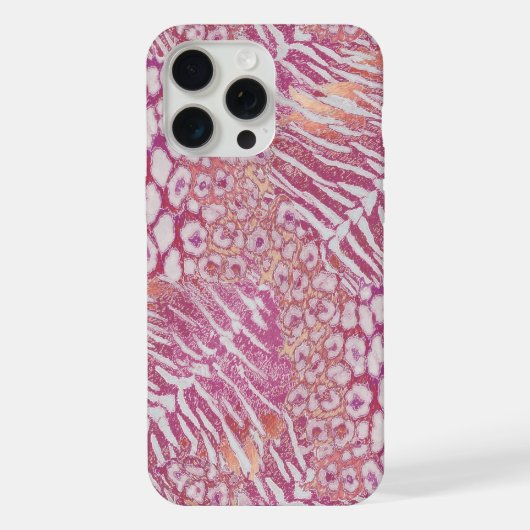 ヒョウのトラの革おしゃれ iPhoneケース (裏面)