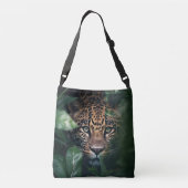 ヒョウのトートバッグ クロスボディバッグ (裏面)