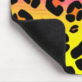 ヒョウのネオン マウスパッド (コーナー)