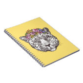 ヒョウのヒッピーの上品 ノートブック (右側)