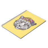 ヒョウのヒッピーの上品 ノートブック (左側)