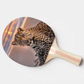 ヒョウのビーチ 卓球ラケット (横)