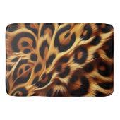 ヒョウのブリス:はっきりしたプリント、居心地の良い夜 バスマット (正面)