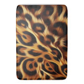 ヒョウのブリス：はっきりしたプリント、居心地の良い夜 バスマット (正面縦)