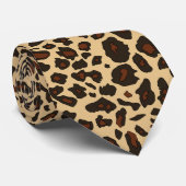 ヒョウのプリントのタイ ネクタイ (ロール)