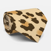 ヒョウのプリントのタイ ネクタイ (ロール)