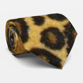 ヒョウのプリントのタイ ネクタイ (ロール)