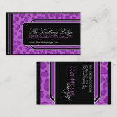 ヒョウのプリントの名刺 名刺 (正面/裏面)