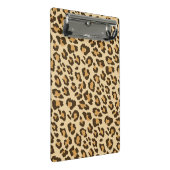 ヒョウのプリントの小型クリップボード ミニクリップボード (アングル)