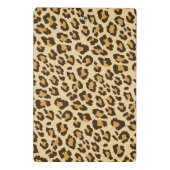 ヒョウのプリントの小型クリップボード ミニクリップボード (裏面)