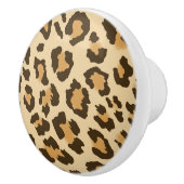 ヒョウのプリントの陶磁器の引出しのノブ セラミックノブ (右)