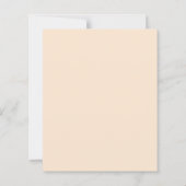 ヒョウのプリントボウ茶色のベージュ誕生日の招待 (裏面)