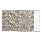 ヒョウのプリント名中和シックな動物の装飾 枕カバー (裏面)