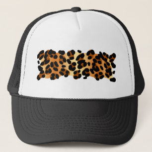 ヒョウのプリント キャップ