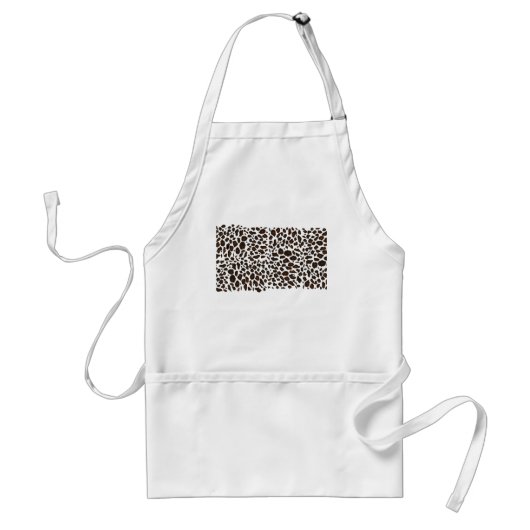 ヒョウのプリント スタンダードエプロン (正面)