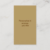 ヒョウのプリント、リボン、弓、ラインストーンの名刺 名刺 (裏面)