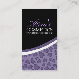 ヒョウのプリント:: 名刺