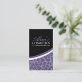 ヒョウのプリント:: 名刺 (スタンド正面)