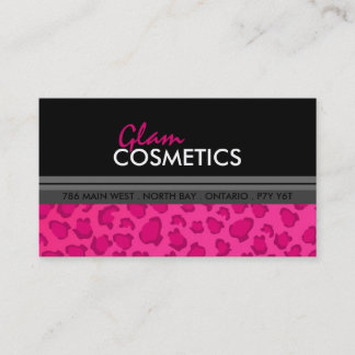 ヒョウのプリント-名刺 名刺