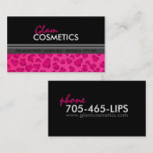 ヒョウのプリント-名刺 名刺 (正面/裏面)