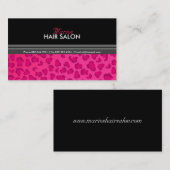 ヒョウのプリント-名刺 名刺 (正面/裏面)