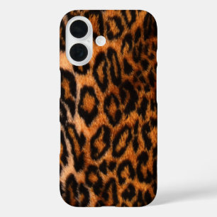 ヒョウのプリント iPhone 16ケース