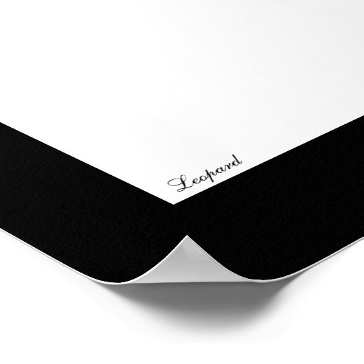 ヒョウのポスター ポスター (角)