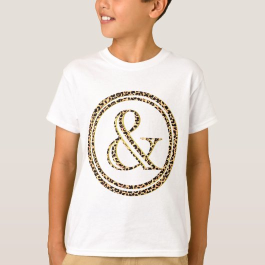 ヒョウのマーク Tシャツ (正面)