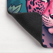 ヒョウのムード マウスパッド (コーナー)