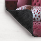 ヒョウのムード マウスパッド (コーナー)