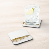 ヒョウのヤモリのトカゲの側面図 コースター (右側)