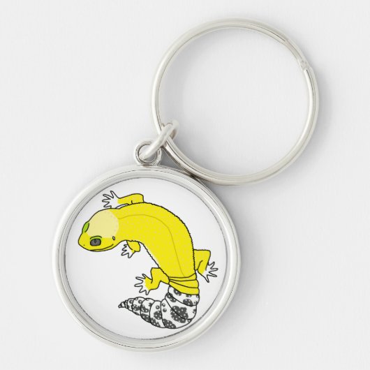 ヒョウのヤモリ2のkeychain キーホルダー (正面)