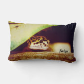 ヒョウのヤモリ ランバークッション (裏面)