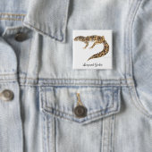 ヒョウのヤモリPin 缶バッジ (インサイチュ)