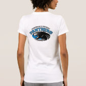 ヒョウのロゴの背部ティー(白い) Tシャツ (裏面)