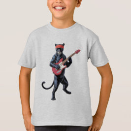 ヒョウのロックスターキッズTシャツ Tシャツ