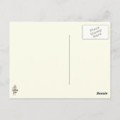 ヒョウの上のバッカンテ ポストカード (裏面)