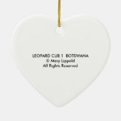 ヒョウの仔 セラミックオーナメント (裏面)