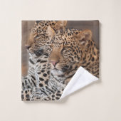 ヒョウの仔 バスタオルセット (ウォッシュタオル)