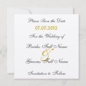 ヒョウの保存日付 セーブザデート (裏面)