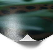 ヒョウの写真プリント フォトプリント            (角)