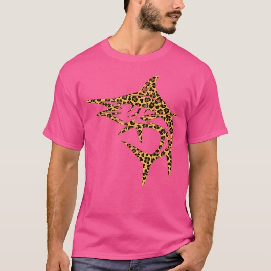 ヒョウの刀魚の戦い Tシャツ (正面)