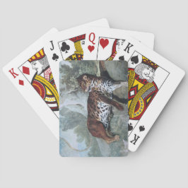 ヒョウの勉強（ジャン=バプティスト・ウドライによる） トランプ