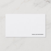 ヒョウの名刺 名刺 (裏面)