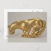 ヒョウの型枠の盾の紋章 ポストカード (正面/裏面)