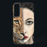 ヒョウの女性 SAMSUNG GALAXY S22 ケース<br><div class="desc">Leopard Girl - Emotion -オリジナル絵画MIGNED's Art -文字の選択/追加/名前/色 – あなたの特別なギフトを作る – サイズ変更し、移動または削除し、カスタマイズツールで要素/文字を追加！MIGNEDの絵画デザインと。私の他のプロジェクト/絵画を見て下さい。1000以上のZazzle製品に私のデザインを転送することもできる。Good Luck - Be Happy :)</div>