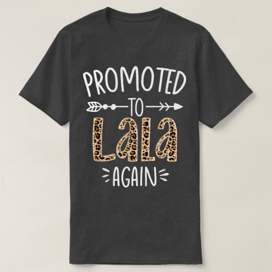 ヒョウの妊娠の発表はすぐにララAgaになる Tシャツ (デザイン正面)