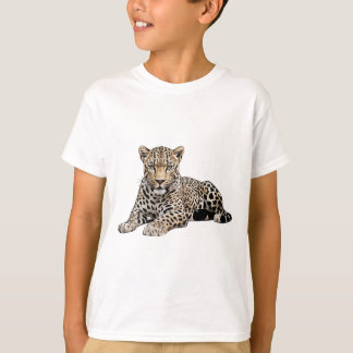 ヒョウの子供Tシャツ Tシャツ