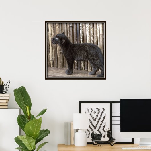 ヒョウの子 ポスター (ホームオフィス)